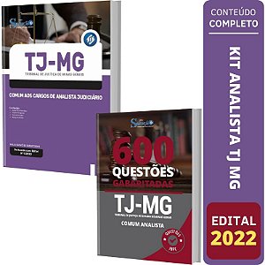 Kit Apostila Concurso TJ MG - Comum Analista + Testes