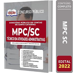Apostila MPC SC - Técnico em Atividades Administrativas