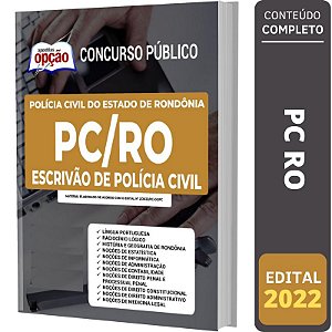 Apostila Concurso Pc Ro - Escrivão de Polícia