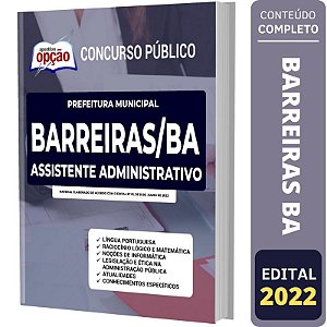 Apostila Barreiras BA - Assistente Administrativo