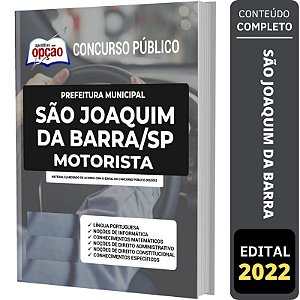 Apostila São Joaquim da Barra SP - Motorista