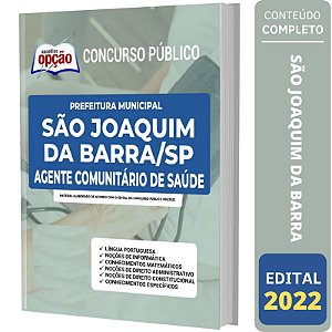Apostila São Joaquim da Barra SP Agente Comunitário de Saúde