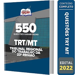 Caderno de Testes TRT MT - Questões Gabaritadas