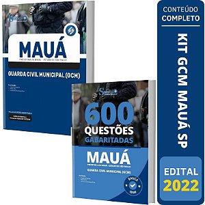 Kit Apostila Mauá SP - Guarda Civil Municipal + Testes