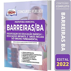 Apostila Prefeitura Barreiras BA - Peb 1 Educação Infantil