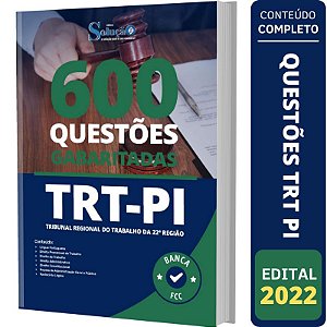 Caderno de Questões TRT PI - Questões Gabaritadas