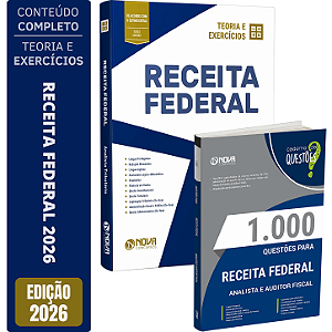 KIT Apostila Receita Federal 2026 - Analista Tributário + Questões
