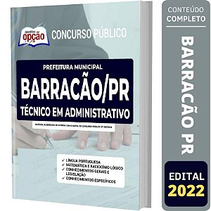 Apostila Prefeitura Barracão PR - Técnico Administrativo