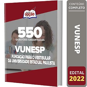 Caderno Testes Banca VUNESP - Questões Gabaritadas