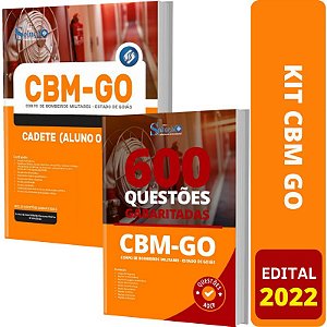 Kit Apostila Concurso CBM GO - Cadete + Testes