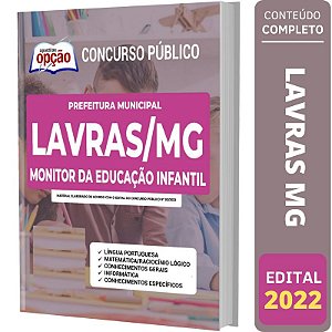 Apostila Concurso Lavras MG - Monitor da Educação Infantil