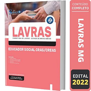 Apostila Concurso Lavras MG - Educador Social Cras Creas