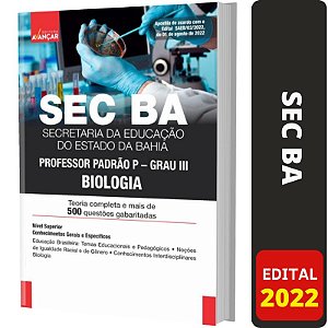 Apostila Concurso SEC BA - PROFESSOR DE BIOLOGIA - SEE BA