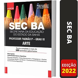 Apostila Concurso SEC BA - PROFESSOR DE ARTES - SEE BA