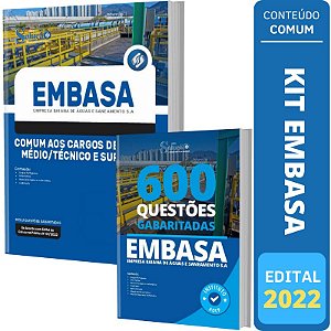 Kit Apostila EMBASA - Analista Saneamento / Comum + Questões