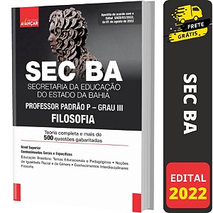 Apostila Concurso SEC BA - PROFESSOR DE FILOSOFIA