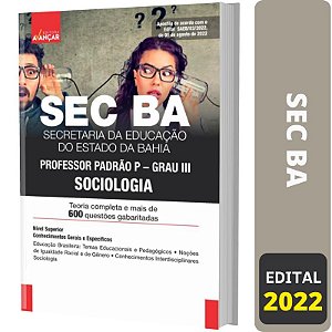 Apostila Concurso SEC BA - PROFESSOR DE SOCIOLOGIA