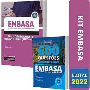 Kit Apostila EMBASA - Analista Assistente Social + Questões