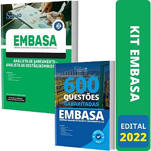 Kit Apostila EMBASA - Analista De Gestão e Administração + Testes