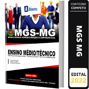 Apostila Concurso MGS MG - Cargos Ensino Médio e Técnico