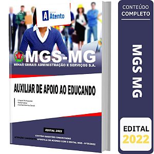 Apostila Concurso MGS MG - Auxiliar de Apoio ao Educando