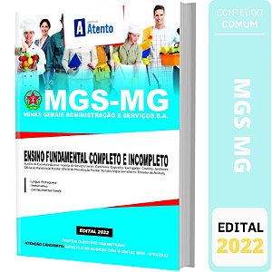 Apostila Concurso MGS MG - Cargos Ensino Fundamental