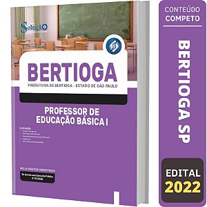 Apostila Bertioga SP - Professor de Educação Básica 1