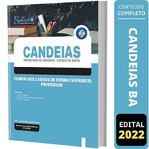 Apostila Candeias BA - Cargos de Ensino Superior - Professor
