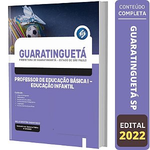 Apostila Guaratinguetá SP - Professor 1 - Educação Infantil