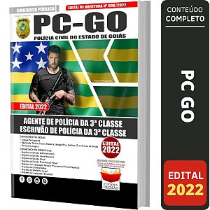 Apostila Pc Go - Agente De Polícia E Escrivão De Polícia Civil De Goiás