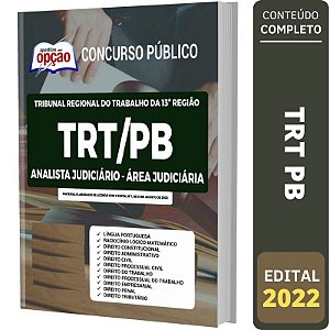 Apostila Concurso TRT PB - Analista - Área Judiciária