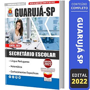 Apostila Prefeitura GUARUJÁ SP - Secretário Escolar