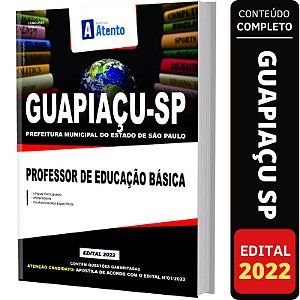 Apostila Concurso Guapiaçu SP - Professor de Educação Básica