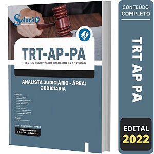 Apostila TRT AP PA - Analista - Área: Judiciária