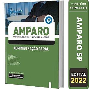 Apostila Prefeitura Amparo SP - Administração Geral