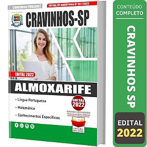 Apostila Prefeitura Cravinhos SP - Almoxarife