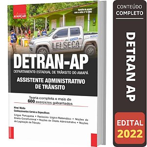 Apostila Detran Ap - Assistente Administrativo De Trânsito