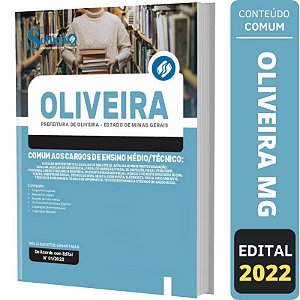 Apostila Oliveira MG - Comum Cargos de Ensino Médio Técnico