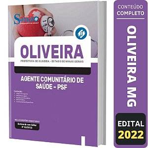 Apostila Oliveira MG - Agente Comunitário de Saúde (PSF)