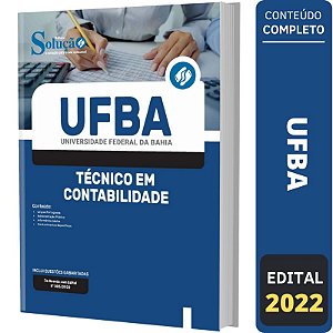 Apostila Concurso UFBA - Técnico em Contabilidade