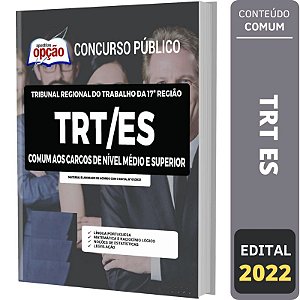 Apostila Concurso TRT ES - Comum Nível Médio e Superior