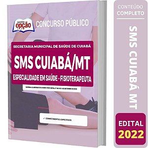 Apostila SMS Cuiabá MT Especialista em Saúde Fisioterapeuta
