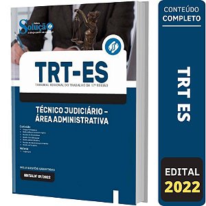 Apostila TRT ES - Técnico Judiciário - Administrativa