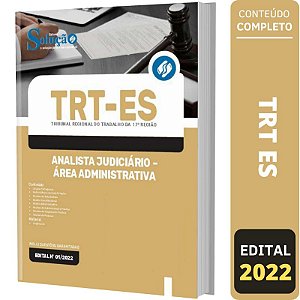 Apostila TRT ES - Analista Judiciário Área Administrativa