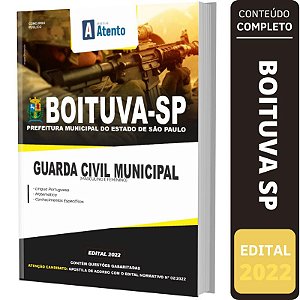 Apostila Prefeitura Boituva SP - Guarda Civil Municipal