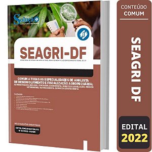 Apostila SEAGRI DF Comum Analista Fiscalização Agropecuária