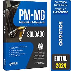 Apostila Concurso PM MG 2024 - Soldado PM - Nova Concursos