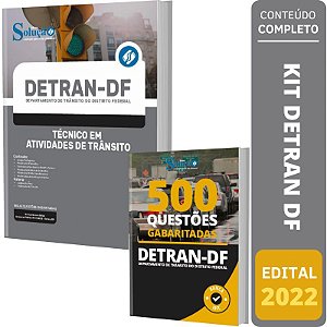 Kit Apostila DETRAN DF - Técnico Atividades de Trânsito