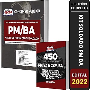 Kit Apostila Concurso Soldado Pm Ba + Testes