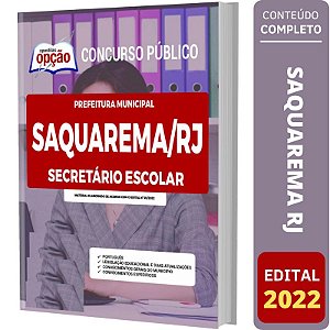Apostila Concurso Saquarema RJ - Secretário Escolar
